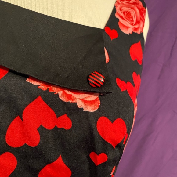 Valentine Retro Pinup Swing Dress from Hearts & Roses. Size 8. - Picture 5 of 7